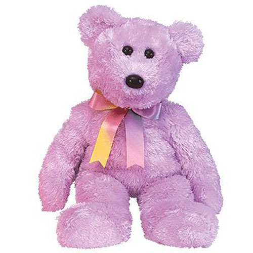 TY Beanie Buddy - SHERBET the Bear (Purple Version) (13.5 inch)