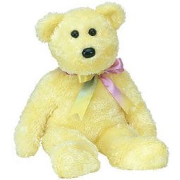 TY Beanie Buddy - SHERBET the Bear (Yellow Version) (13.5 inch)