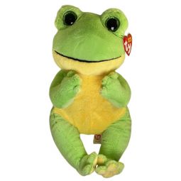 TY Beanie Buddy (Beanie Bellies) - SNAPPER the Frog (Medium Size - 12 inch)