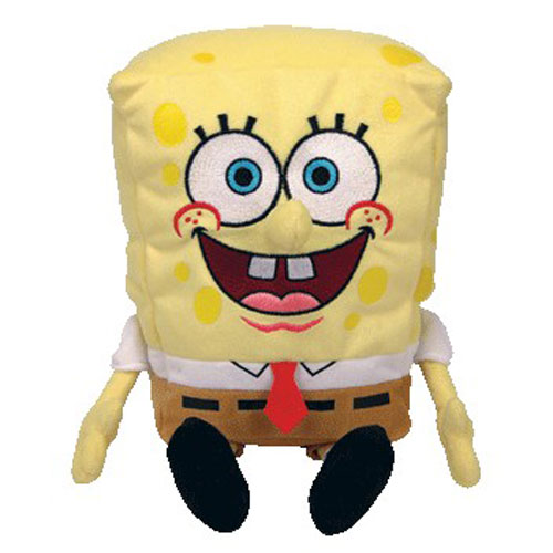 TY Beanie Buddy - SPONGEBOB SQUAREPANTS (Medium - 12 inch)