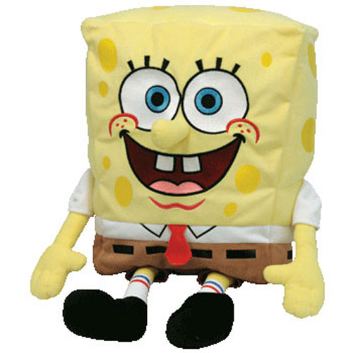 TY Beanie Buddy - SPONGEBOB SQUAREPANTS (LARGE - 18 Inches)