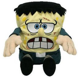 TY Beanie Buddy - SPONGEBOB SQUAREPANTS (Frankenstein) (Medium - 12.5 inch)