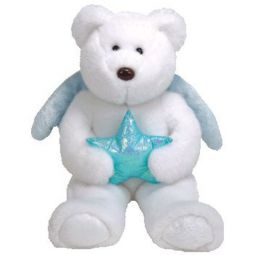TY Beanie Buddy - STAR the Bear (Blue Star) (14 inch)