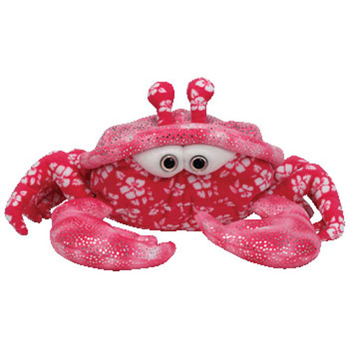 TY Beanie Buddy - SUNBURST the Pink Crab (11 inch)