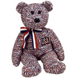 TY Beanie Buddy - USA the Bear (13.5 inch)
