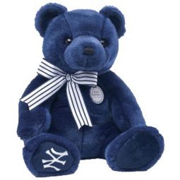 TY Beanie Buddy - WORLD CLASS the Bear (Yankees Stadium Exclusive)(13 inch) *Yankees Logo on Foot*