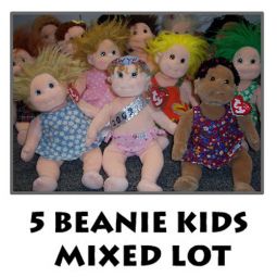 TY Beanie Kids - Mixed Lot of 5 Kids (All Different) (10 inch)