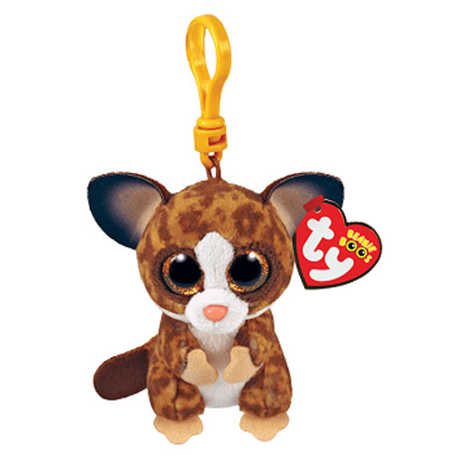 TY Beanie Boos - BINKY the Galago (Glitter Eyes)(Key Clip - 3 inch)