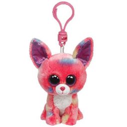 TY Beanie Boos - CANCUN the Chihuahua (Glitter Eyes) (Plastic Key Clip - 3 inch)