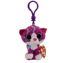 TY Beanie Boos - CHARLOTTE the Cat (Glitter Eyes)(Plastic Key Clip - 3 inch) *Limited Exclusive*