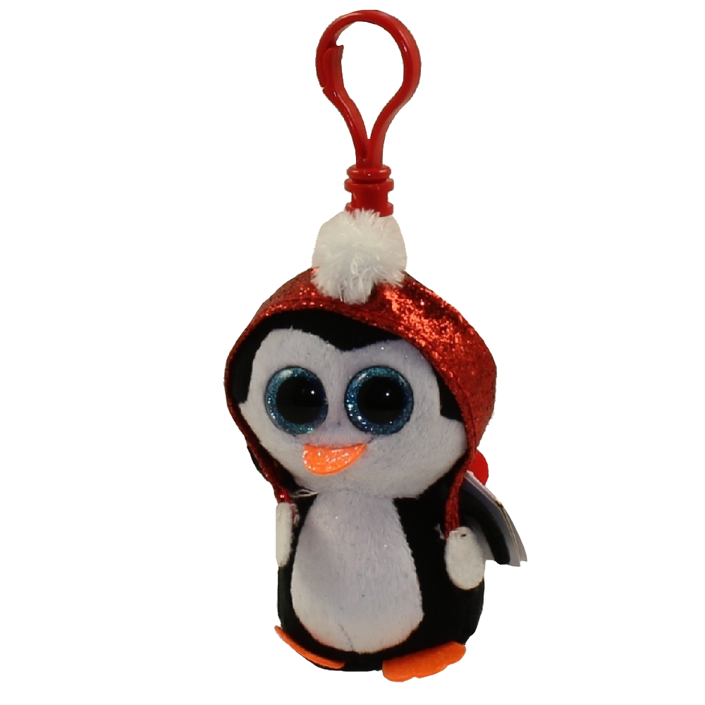 TY Beanie Boos - GALE the Penguin (2019)(Plastic Key Clip - 3.5 inch)