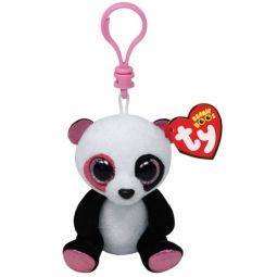 TY Beanie Boos - PENNY the Panda (Glitter Eyes) (Plastic Key Clip - 3 inch) *Limited Exclusive*
