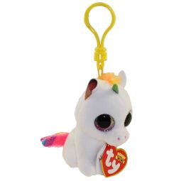 TY Beanie Boos - PIXY the Unicorn (Glitter Eyes) (Plastic Key Clip)