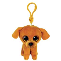 TY Beanie Boos - ZUZU the Brown Dog (Glitter Eyes)(Key Clip - 3 inch)