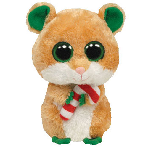 TY Beanie Boos - CANDY CANE the Mouse (Solid Eye Color) (Regular Size - 6 inch)