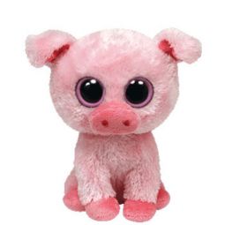 TY Beanie Boos - CORKY the Pig (Solid Eye Color) (Regular Size - 6 inch)
