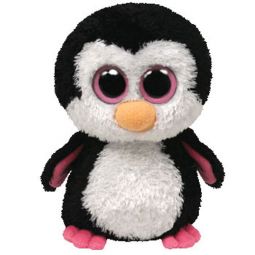 TY Beanie Boos - PADDLES the Penguin (Solid Eye Color) (Regular Size - 6 inch)