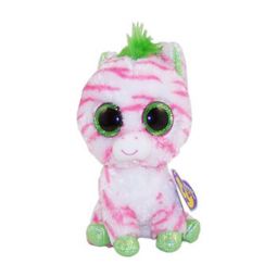 TY Beanie Boos - SAPPHIRE the Pink & White Zebra (Regular Size - 6.5 inch) *Limited Exclusive*
