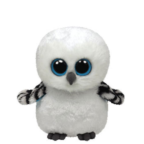 TY Beanie Boos - SPELLS the White Owl (Glitter Eyes) (Regular Size - 6 inch)