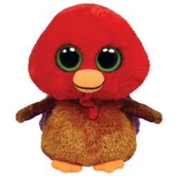 TY Beanie Boos - THANKFUL the Turkey (Solid Eye Color) (Regular Size - 6 inch)