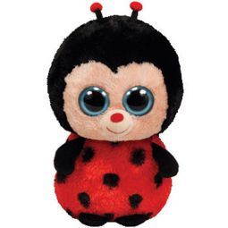 TY Beanie Boos - BUGSY the Ladybug (Solid Eye Color) (Medium Size - 9 inch)