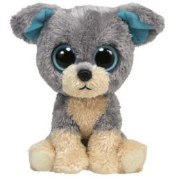TY Beanie Boos - SCRAPS the Dog (Solid Eye Color) (Medium Size - 9 inch)