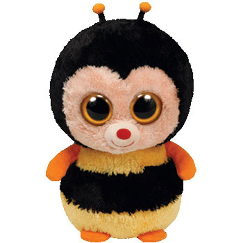TY Beanie Boos - STING the Bumble Bee (Solid Eye Color) (Medium Size - 9 inch)