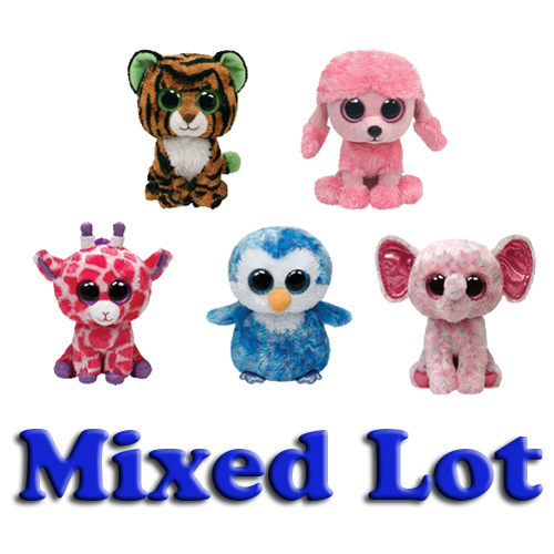 TY Beanie Boos - Bulk Mixed Lot of 25 Random (Regular Size - 6 inch)