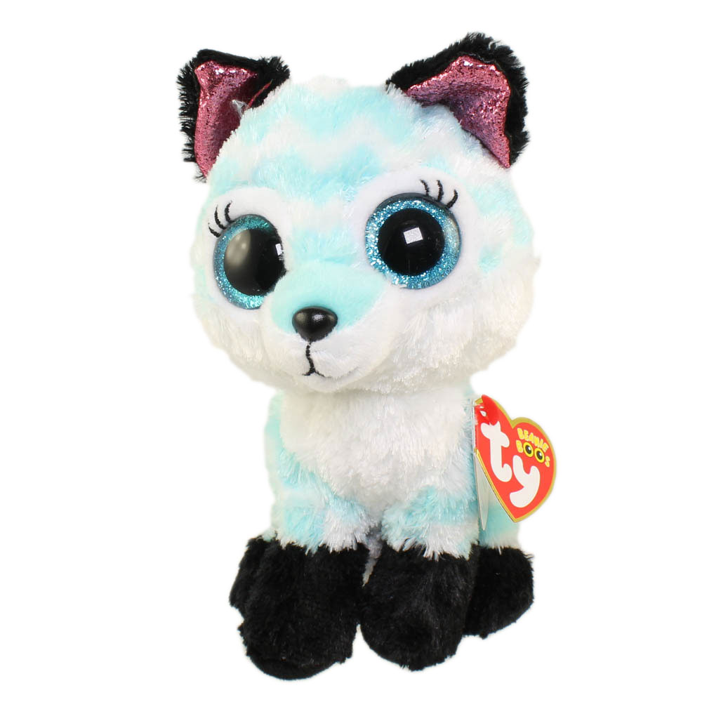 TY Beanie Boos ATLAS the Fox Glitter Eyes Regular Size 6 inch BBToyStore Toys Plush Trading Cards Action Figures Games online retail store shop sale