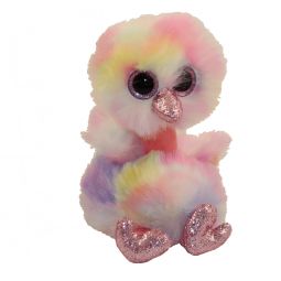 TY Beanie Boos - AVERY the Pink Ostrich (Glitter Eyes)(Regular Size - 6 inch)