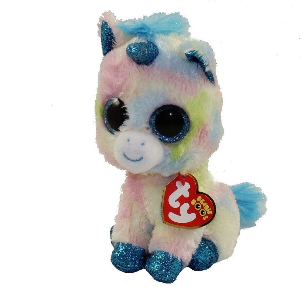 TY Beanie Boos - BLITZ the Unicorn (Glitter Eyes & Feet) (Regular Size - 6 inch)