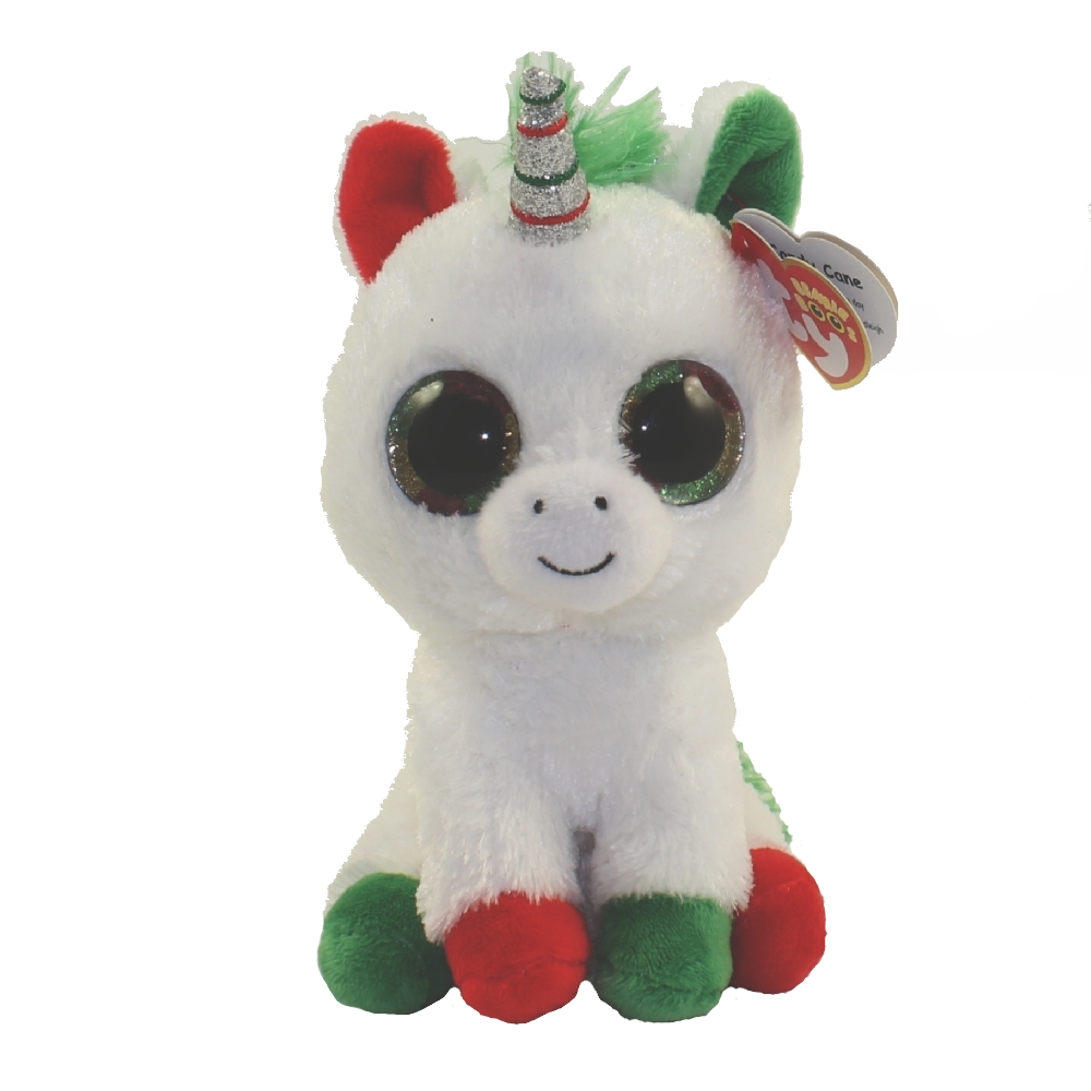 TY Beanie Boos - CANDY CANE the Unicorn (Regular Size - 6 inch)