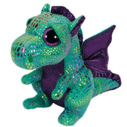 TY Beanie Boos - CINDER the Green Dragon (Glitter Eyes) (Regular - 6 inch)