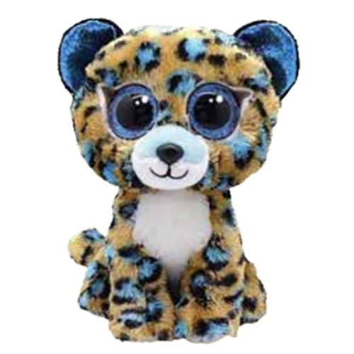 TY Beanie Boos - COBALT the Leopard (Glitter Eyes)(Regular Size - 6 inch)