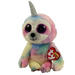 TY Beanie Boos - COOPER the UniSloth (Glitter Eyes)(Regular Size - 6 inch)