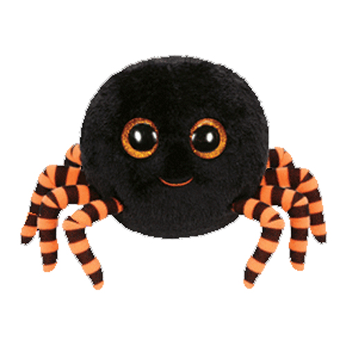 HARD TO FIND-CUTE TY CRAWLY BLACK SPIDER 6” BEANIE BOOS-NEW W/TAG-RETIRED 