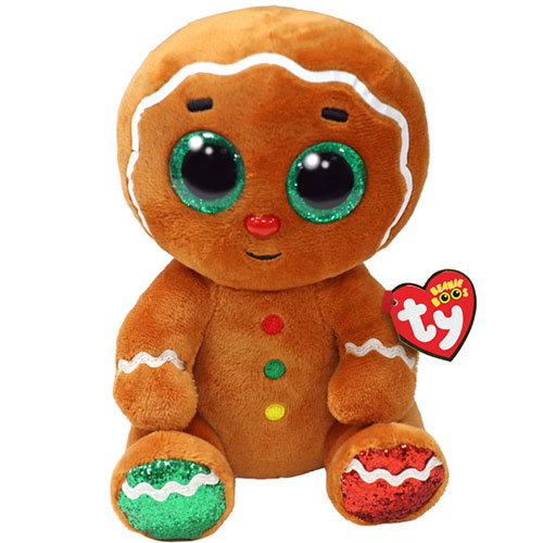 TY Beanie Boos - CRUMBLE the Gingerbread Man (Glitter Eyes)(Regular Size - 6 inch)