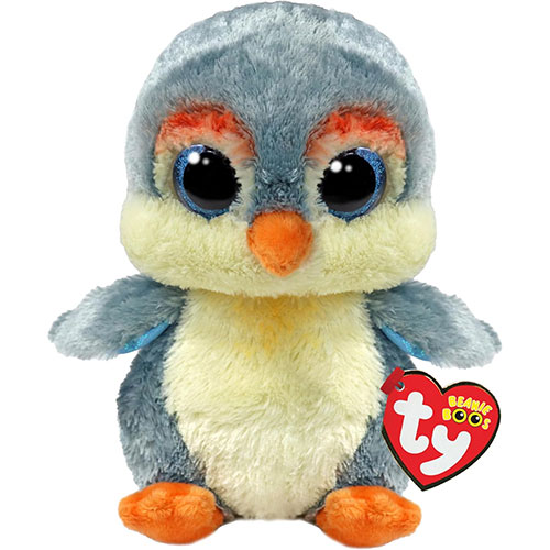 TY Beanie Boos - FISHER the Penguin (Glitter Eyes)(Regular Size - 6 inch)
