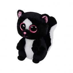 TY Beanie Boos - FLORA the Black & White Skunk (Glitter Eyes) (Regular Size - 6 inch) TY Beanie Boos - FLORA the Black & White Skunk (Glitter Eyes) (Regular Size - 6 inch)