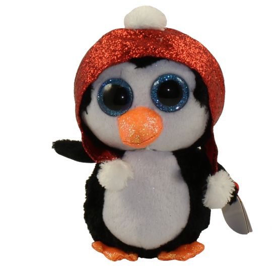 TY Beanie Boos GALE the Penguin Glitter Eyes Regular Size 6 inch BBToyStore Toys Plush Trading Cards Action Figures Games online retail store shop sale