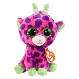 TY Beanie Boos - GILBERT the Pink Giraffe (Glitter Eyes) (Regular Size - 6 in)