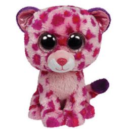 TY Beanie Boos - GLAMOUR the Pink Leopard (Glitter Eyes) (Regular Size - 6 inch) TY Beanie Boos - GLAMOUR the Pink Leopard (Glitter Eyes) (Regular Size - 6 inch)