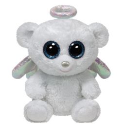TY Beanie Boos - HALO the White Angel Bear (Glitter Eyes) (Regular Size - 6 inch)