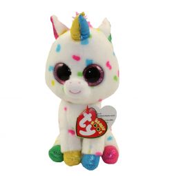 TY Beanie Boos - HARMONIE the Unicorn (Glitter Eyes) (Regular Size - 6 in)