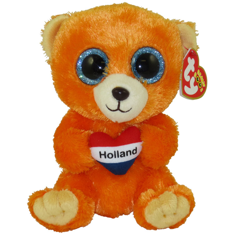 TY Beanie Boos - HOLLAND the Bear (Glitter Eyes) (Regular