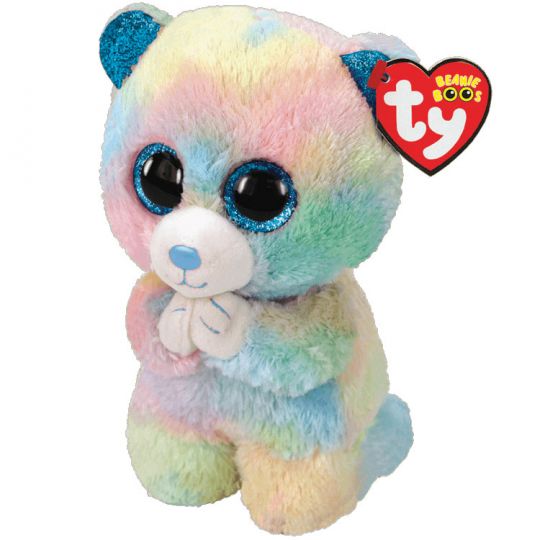 Beanie Boos NEW MWMTs 6 Inch Ty BLESSING & HOPE the Tie-Dyed Praying Bears 