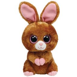 TY Beanie Boos - HOPSON the Brown Bunny (Solid Eye Color) (Regular Size - 6 inch)
