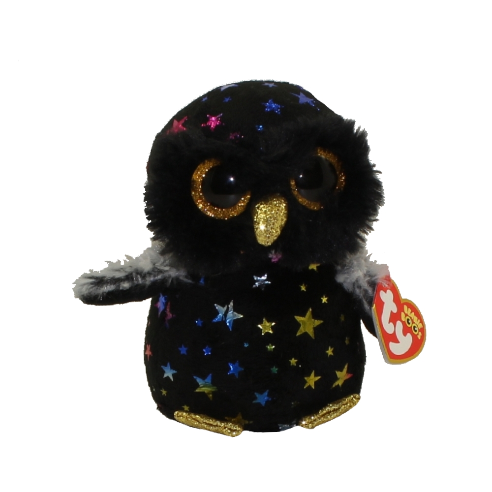 TY Beanie Boos - HYDE the Owl (Glitter Eyes)(Regular Size - 6 inch)