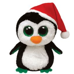 TY Beanie Boos - IGLOO the Penguin with Hat (Glitter Eyes) (Regular Size - 6 inch)