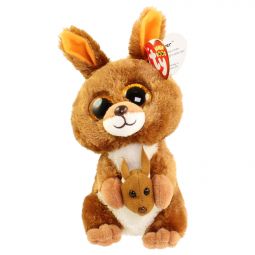 TY Beanie Boos - KIPPER the Kangaroo (Glitter Eyes) (Regular Size - 6 inch)